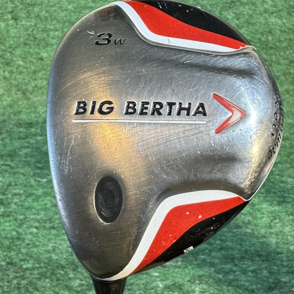 Callaway Big Bertha 3 Wood LH Stiff Shaft 70g Mid Low Torque Graphite